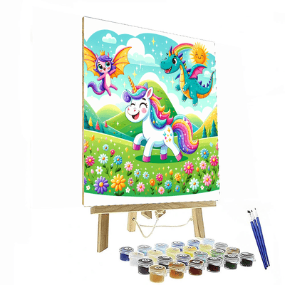 Mythical Creatures Adventure Number Painting