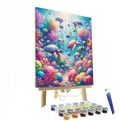 Glistening Ocean Wonders Paint By Number