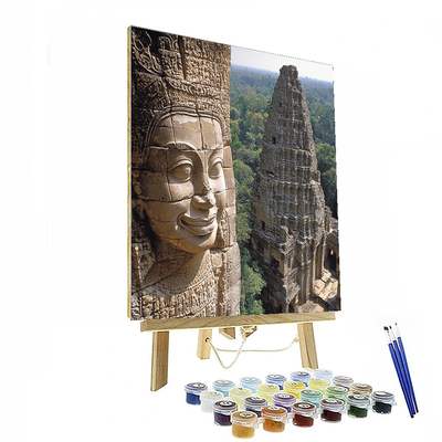 Angkor Thom - Cambodia Painting By Numbers Kit