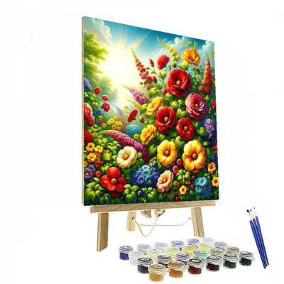 Harmonious Flower Garden Paint By Color