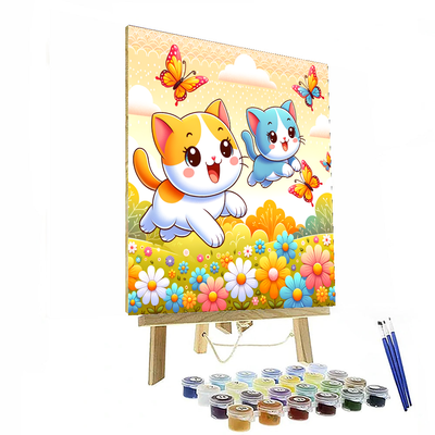 Whimsical Kittens Paint By Number