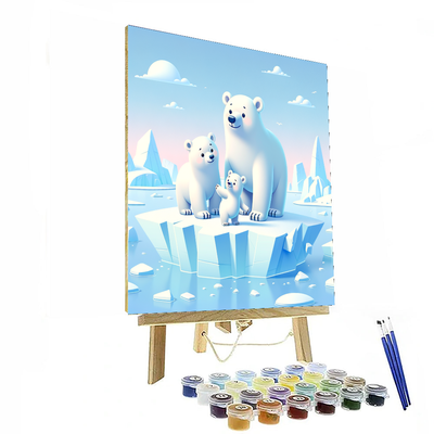 Artistic Arctic Scene Paint By Numbers Kits