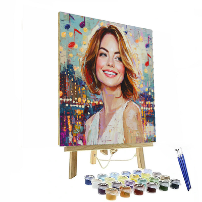 Emma Stone: A Dance With Stardom And La La Land Numbered Painting Kits