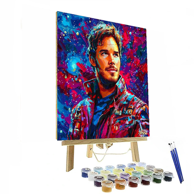 Chris Pratt: The Star-lord Of Hollywood's Cosmos Paint By Numbers Kits