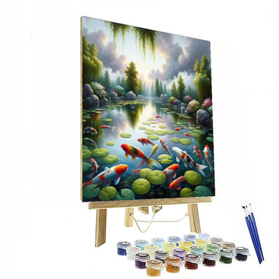 Zen Water Garden Paint By Number