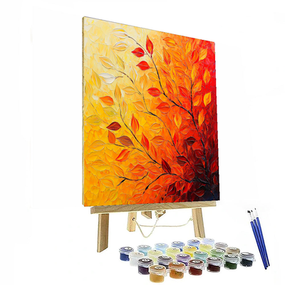 Van Gogh Inspired Joyful Autumn Palette  Number Painting