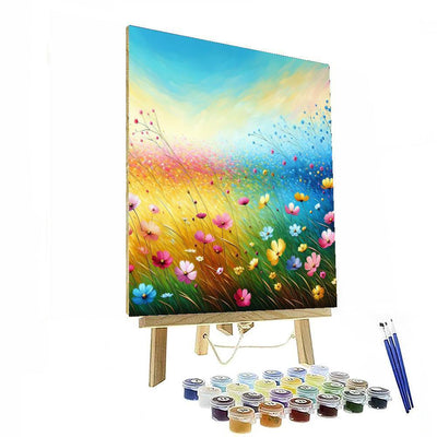 Vibrant Meadow Dance Paint By Number