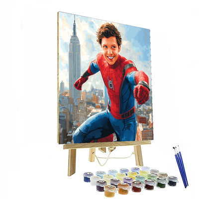 Tom Holland: Swinging Into Heroics As Spider-man Numbered Painting Kits