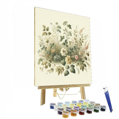 Timeless Botanical Illustrations Number Painting