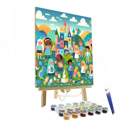 Fantasy World Builders Painting By Numbers Kit