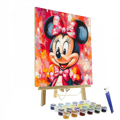 Minnie Mouse's Bowtastic Day - Disney Inspired Paint By Numbers