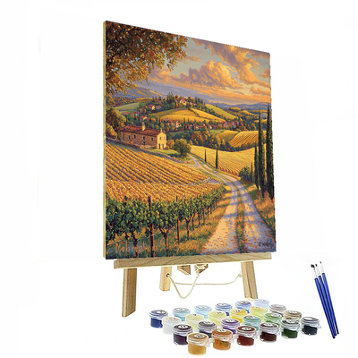 Tuscany Countryside Numbered Painting Kits