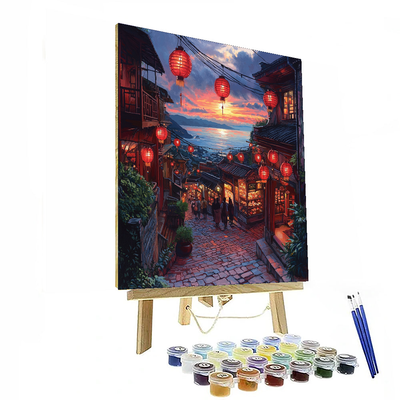 Jiufen - New Taipei City, Taiwan Numbered Painting Kits