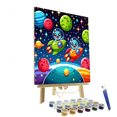 Fantasy Adventure In Space Paint By Numbers Kits