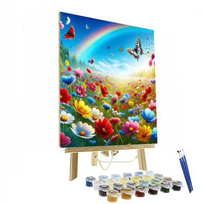 Summer Meadow Blooms Paint By Number