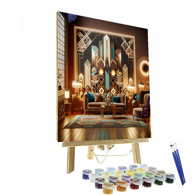 Art Deco Dreamscape DIY Paint By Numbers