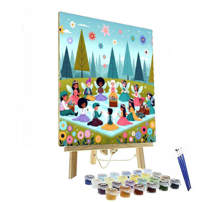 Fairy Forest Picnic Paint By Number