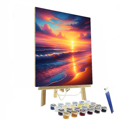 Seaside Sunset Serenity DIY Paint By Numbers