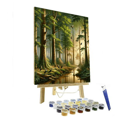 Serenade In The Forest Painting Number Kit