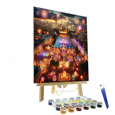 Diwali Festival - London Paint By Numbers Art