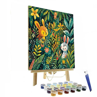 Henri Rousseau Inspired Nature's Whimsy  DIY Paint By Numbers