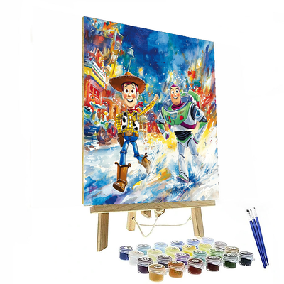 Toy Story's Friendship Adventure - Disney Inspired Painting Number Kit