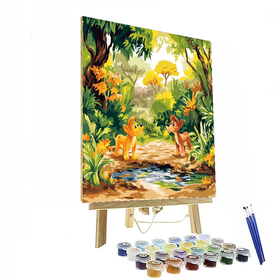 Pumbaa And Timon's Safari Adventure - Disney Inspired Paint By Numbers Kits