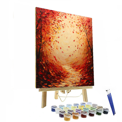 Pierre-Auguste Renoir Inspired Ethereal Autumn Leaves  Paint By Numbers Art