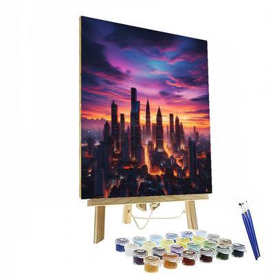 Urban Sunset Serenade Paint By Numbers Kits