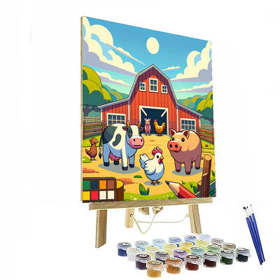 Farmyard Frolics Paint By Numbers Kits