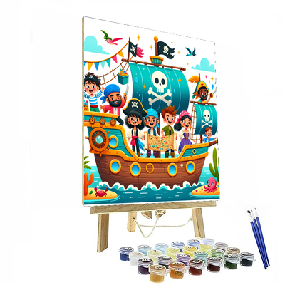 Daring Pirate Adventure Paint By Numbers Kits