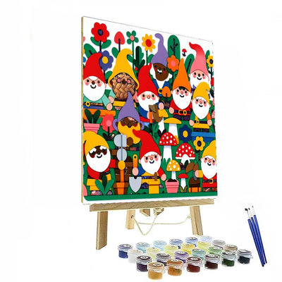 Kindly Garden Gnomes Paint By Numbers