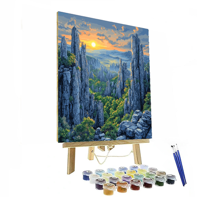 Stone Forest Paint By Numbers