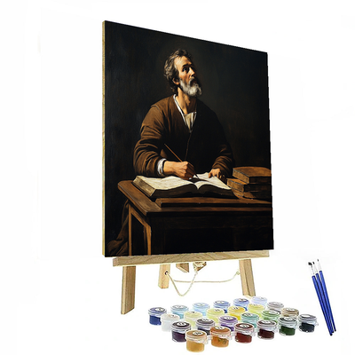 Caravaggio Inspired Illusion Of Light  Paint By Numbers Kits