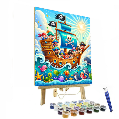 Adventurous Pirate Voyage Paint By Color