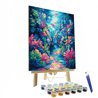 Marc Chagall Inspired Oceanic Fantasy Realm  Paint By Color