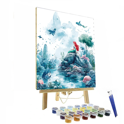 Ariel’s Mystical Lagoon - Disney Inspired Paint By Number