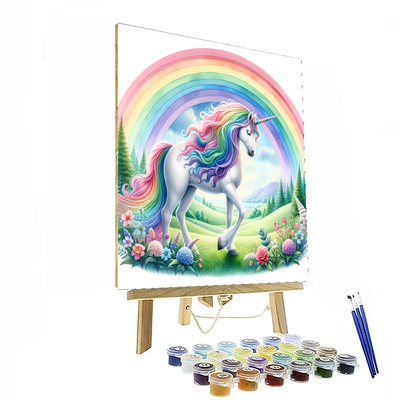 Rainbow Unicorn Adventure DIY Paint By Numbers