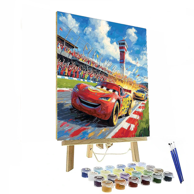 Lightning Mcqueen's Racing World - Disney Inspired Numbered Painting Kits