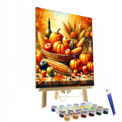 Colorful Autumn Harvest Numbered Painting Kits