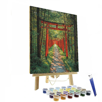 Fushimi Inari's Vermillion Gates Paint By Numbers Kits