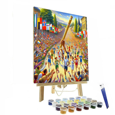 The Queen's Baton Relay - Commonwealth Paint By Numbers