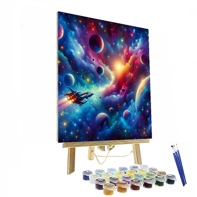 Adventure In Space Numbered Painting Kits