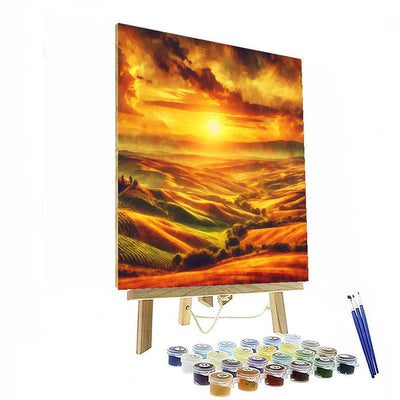 Tuscany Sunset Splendor DIY Paint By Numbers