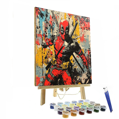 Ryan Reynolds: The Merc With A Mouth Unleashed Painting Number Kit