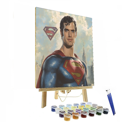 Henry Cavill: The Gallant Savior Of Superman Paint By Numbers