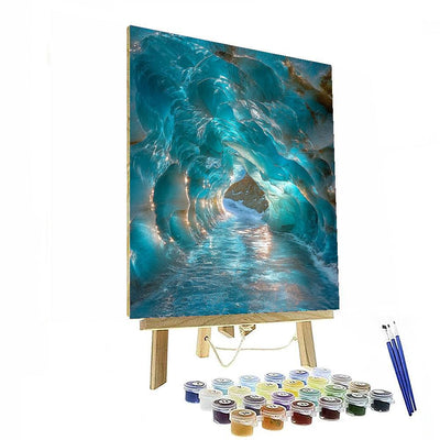 Mendenhall Ice Caves - Juneau Painting Number Kit