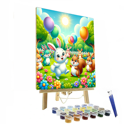 Enchanted Garden Party Painting By Numbers Kit