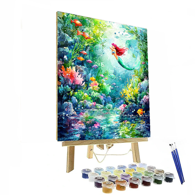 Princess Ariel Undersea Joy - Disney Inspired Paint By Numbers Kits