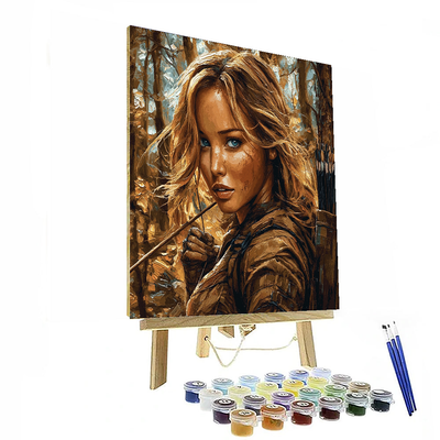 Jennifer Lawrence: Defying Gravity With Katniss Everdeen Paint By Numbers Kits